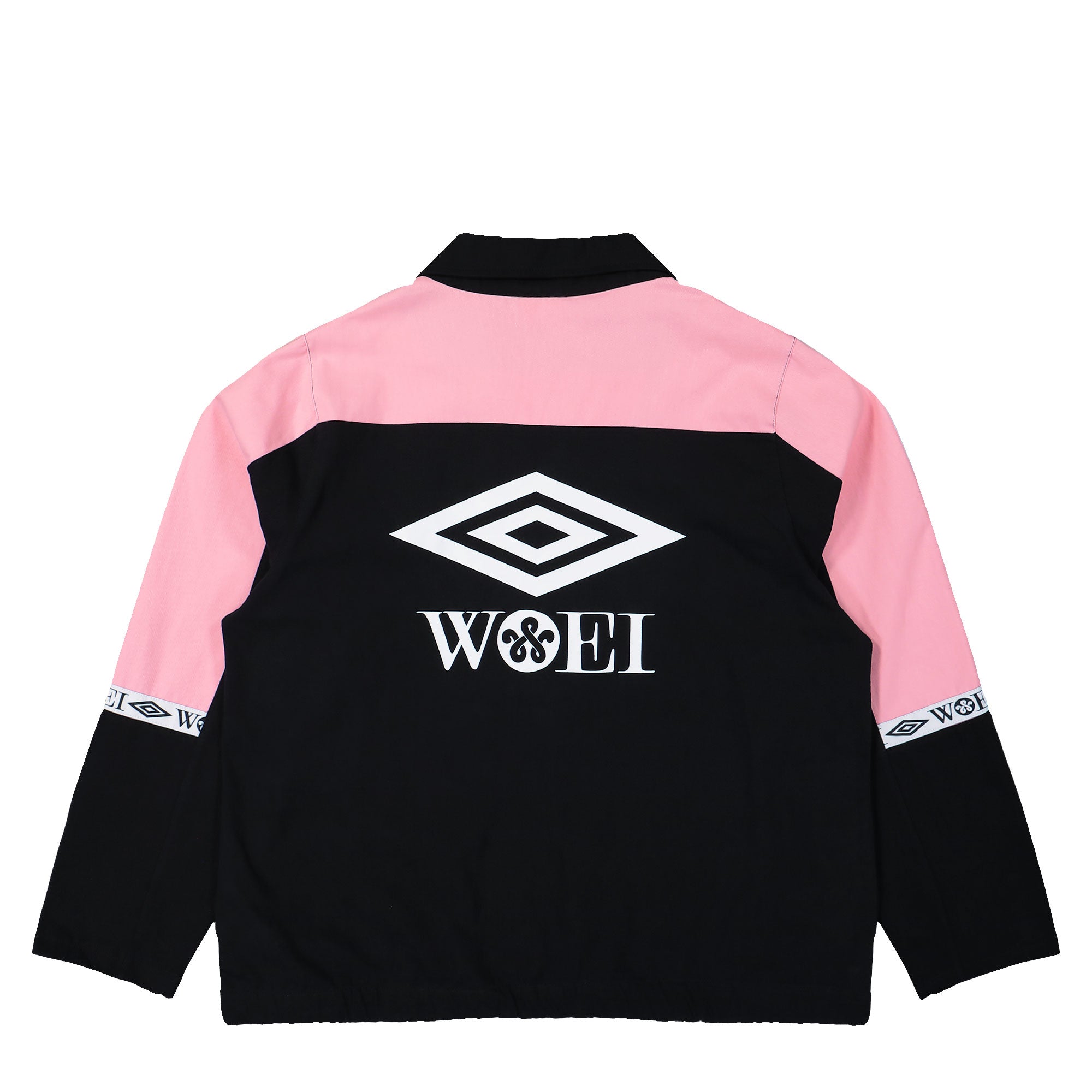 Woei x Umbro Drill Top Black / Pink Shirts UMJM0979-1W Close-up | Overkill