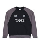 Woei x Umbro Crew Sweat Black / Grey Sweatshirts UMJM0980-219 | Overkill