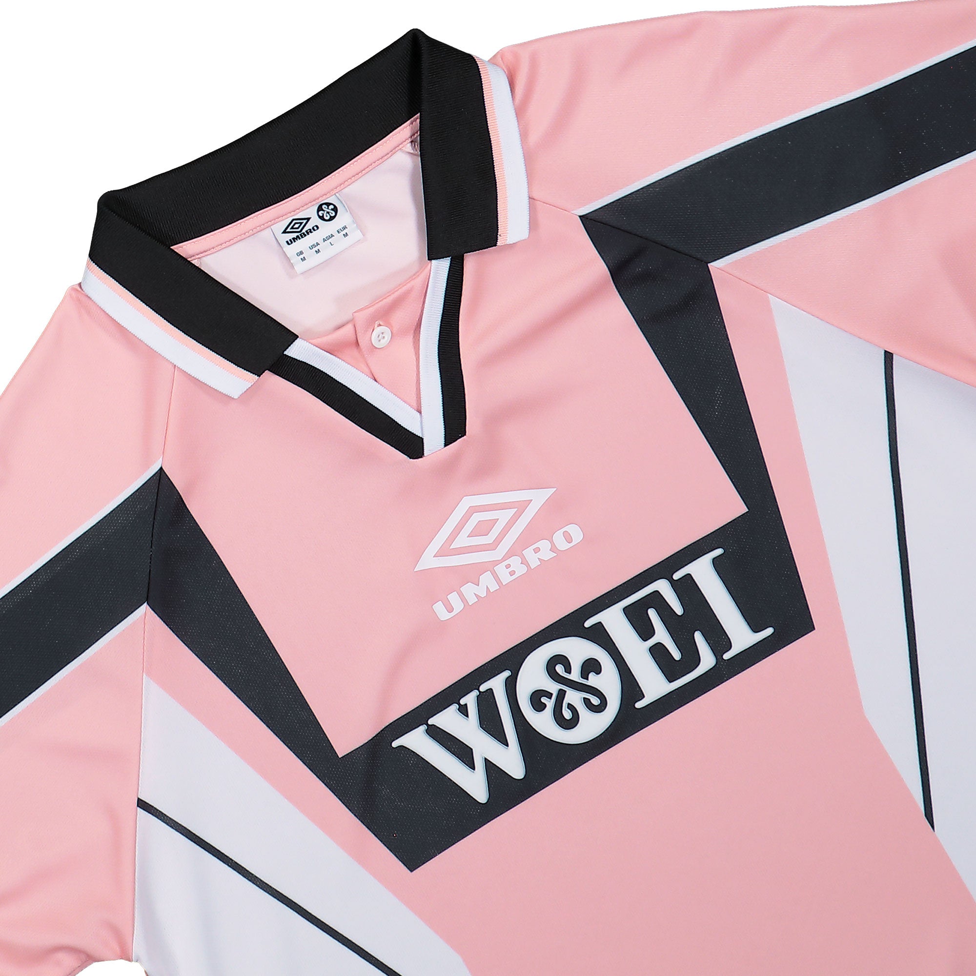 Woei x Umbro Away Jersey Pink / Black T-Shirts UMTM0969-9FT Detailfoto | Overkill