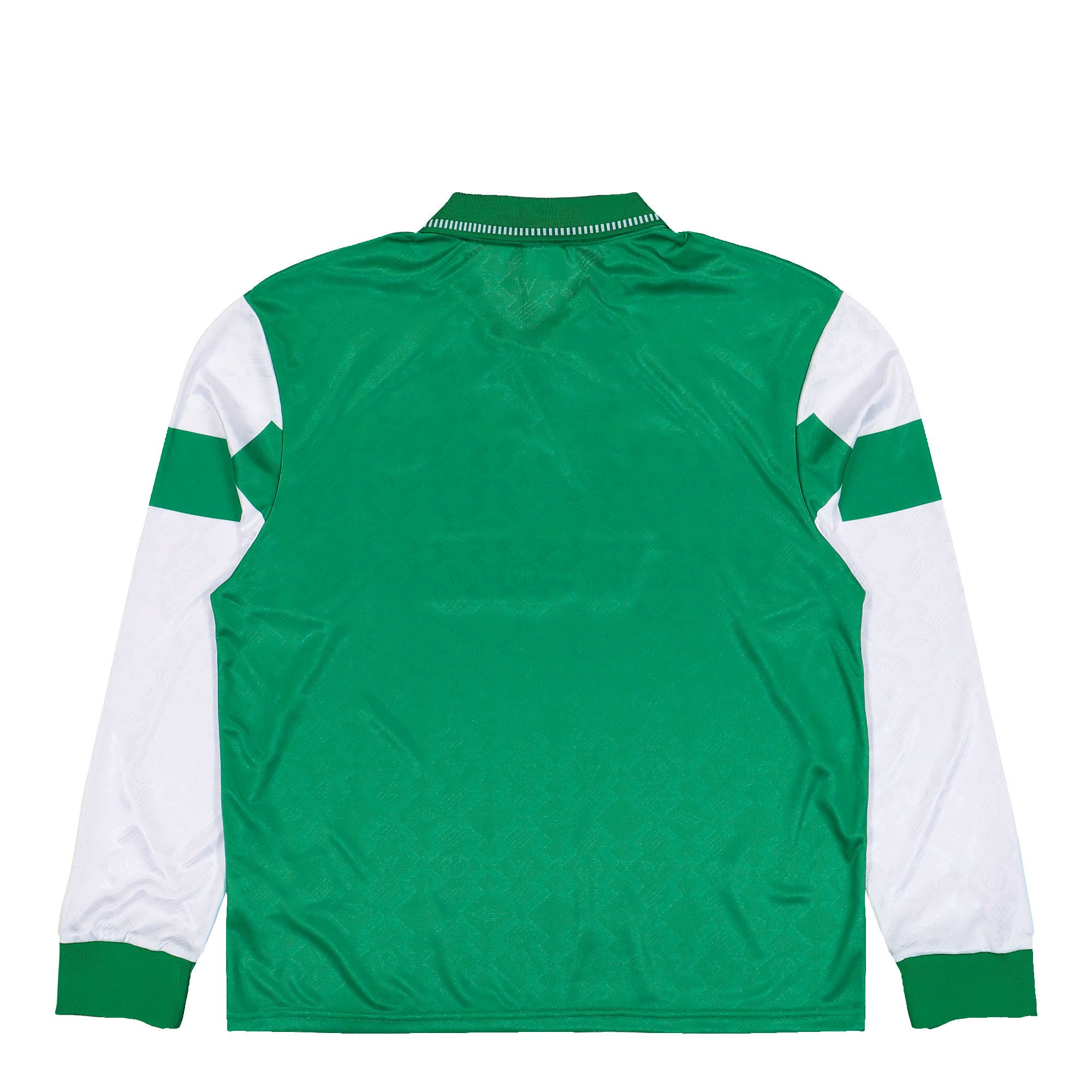 Woei x Umbro LS Football Jersey Green / White Longsleeves UMTM0970-505 Close-up | Overkill