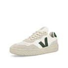 Veja V-90 O.T. Leather Extra White-Cyprus Low Top Sneakers  Close Up | Overkill