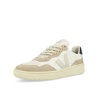Veja V-90 Extra White Low Top Sneakers  Close Up | Overkill