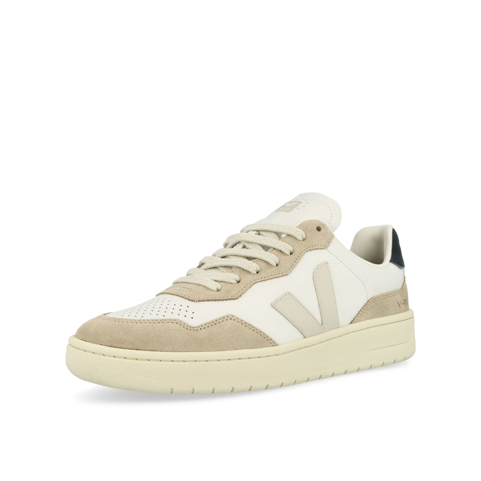 Veja V-90 Extra White Low Top Sneakers  Close Up | Overkill