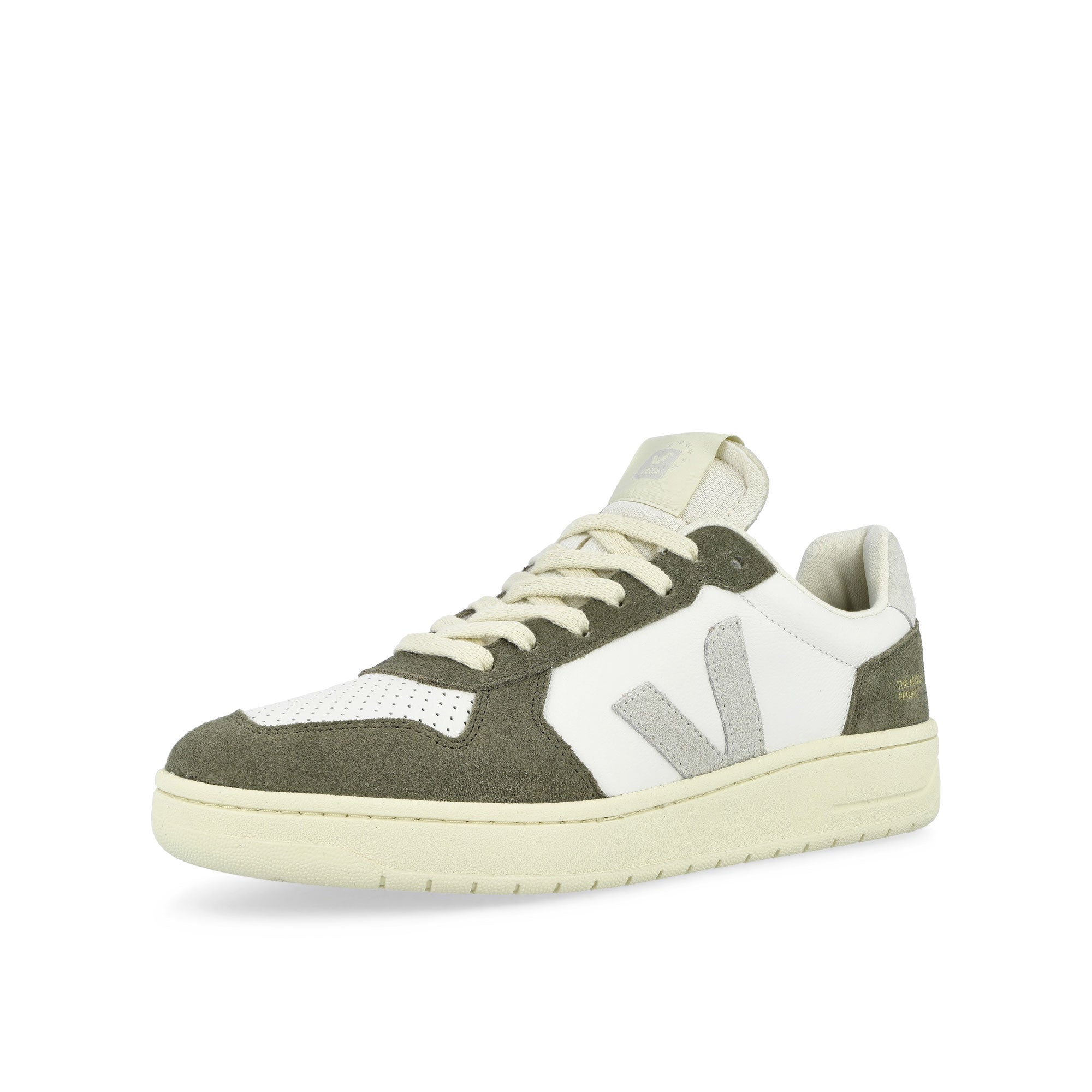 Veja V-82 White / Natural / Kaki Sneaker VE3321697B Close-up | Overkill
