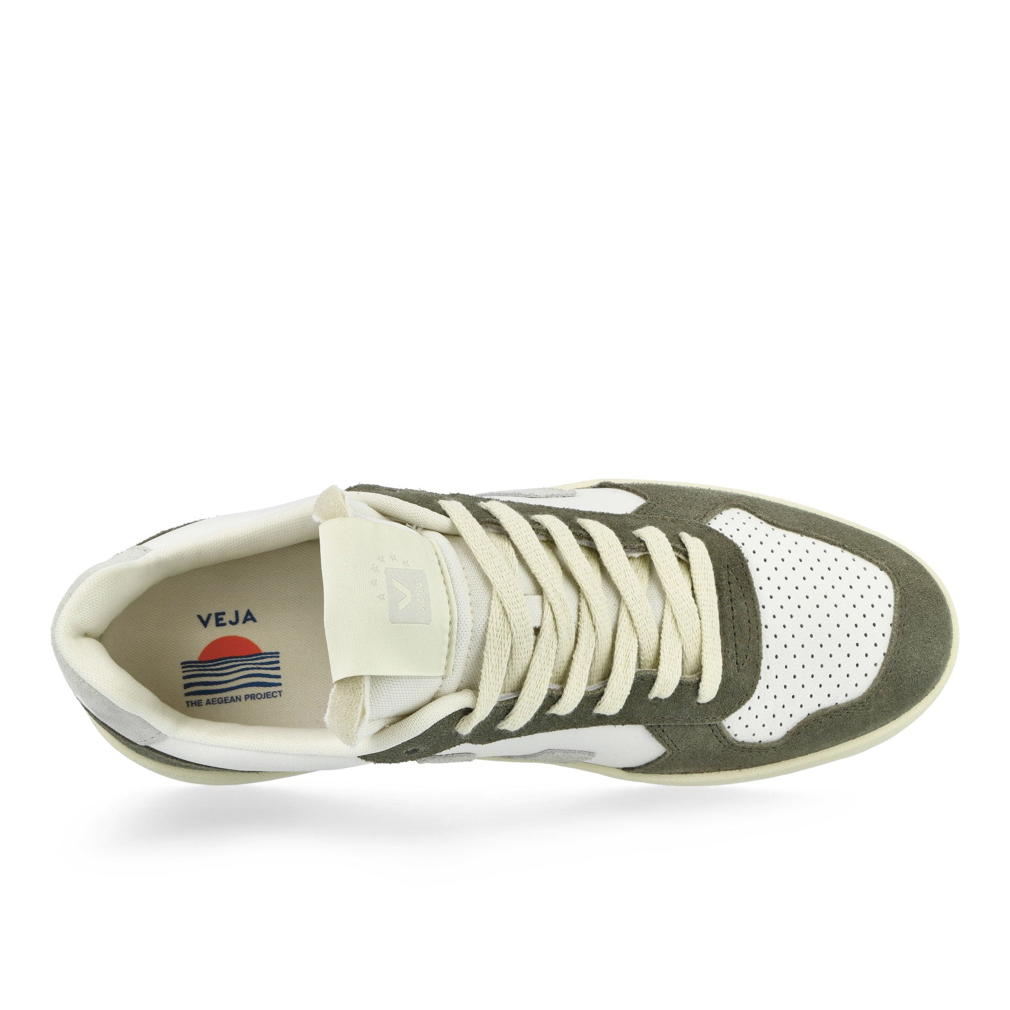 Veja V-82 White / Natural / Kaki Sneaker VE3321697B Detailfoto | Overkill
