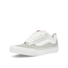 Vans Knu Skool White / Gray Low Top Sneakers  Close Up | Overkill