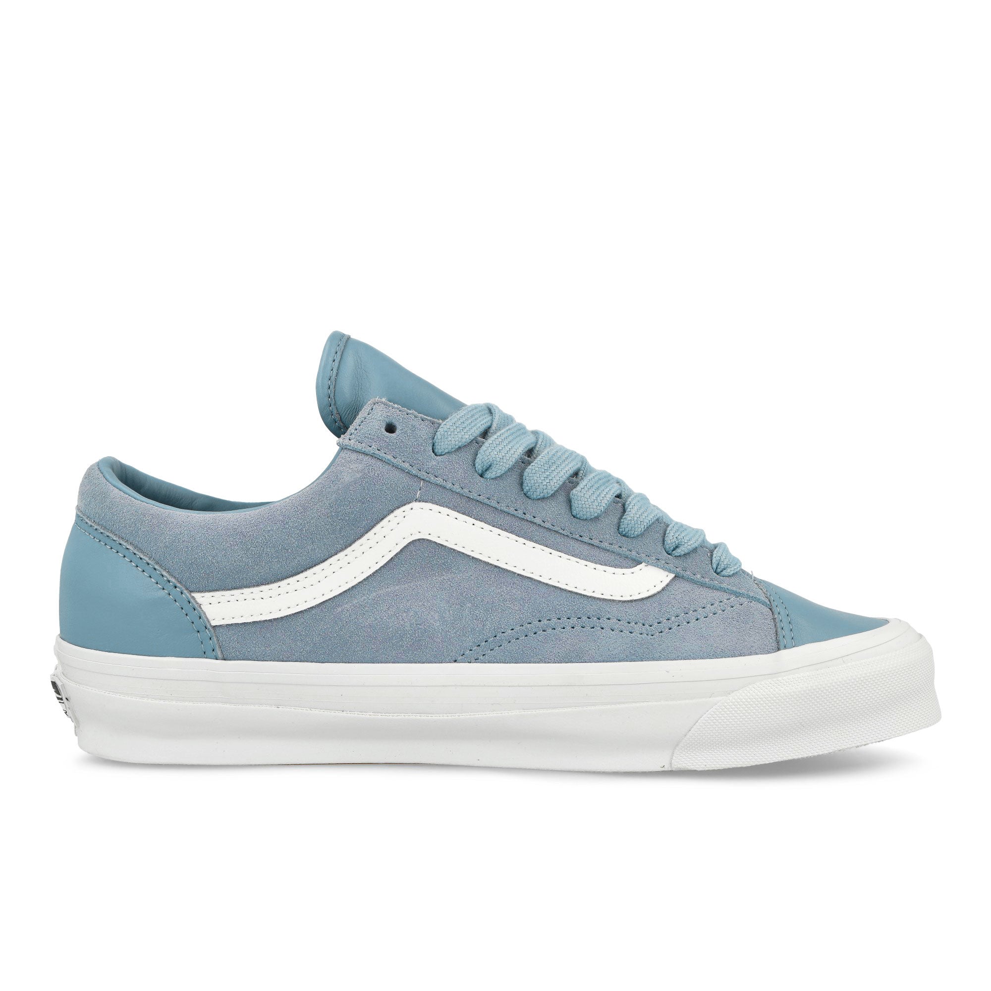 Vans OG Style 36 LX Suede-Leather Dusty Blue Low Top Sneakers  Silhouette | Overkill