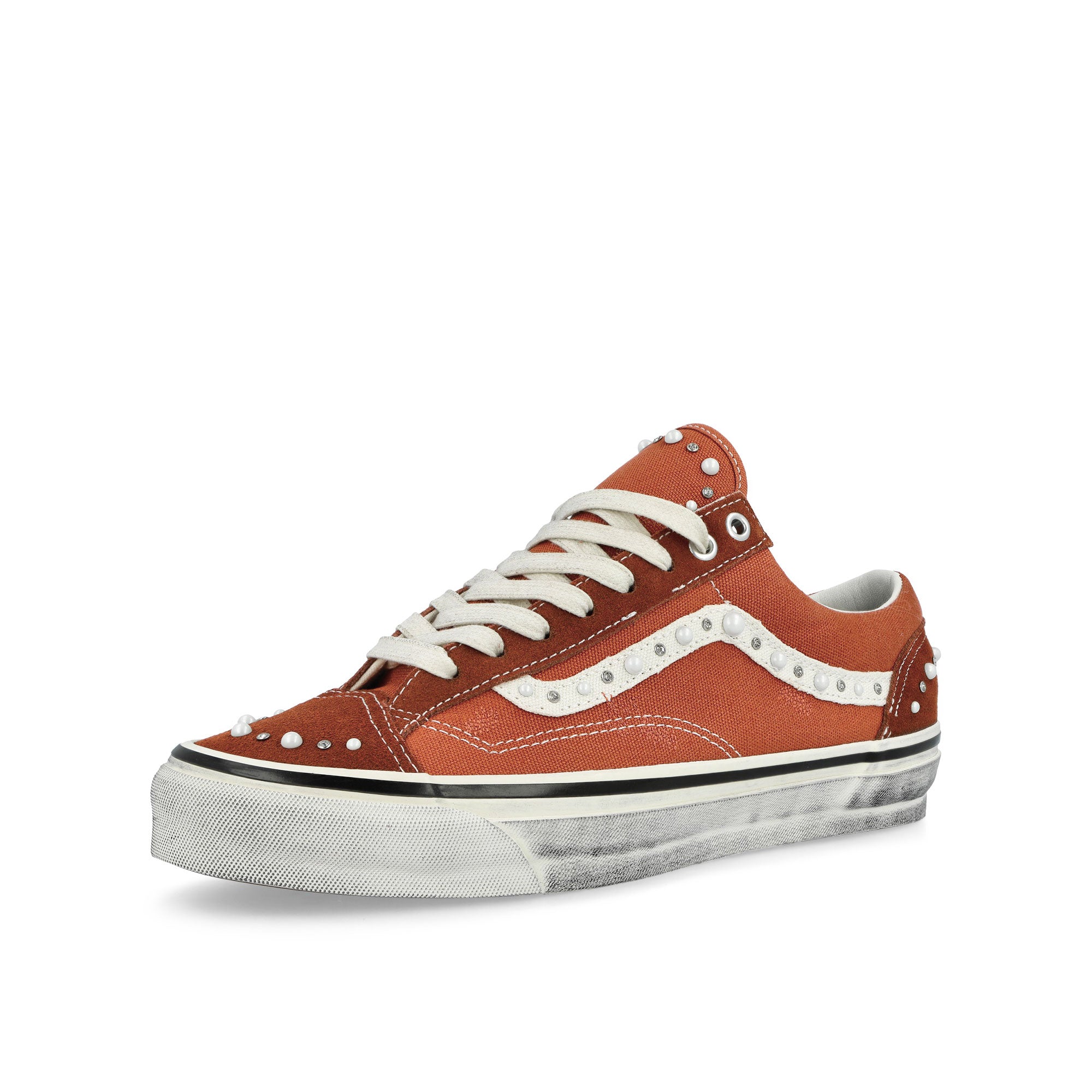 Vans LX Old Skool 36 Pearlized Rust Bronze Sneaker VN000E8VFSB1 Close-up | Overkill
