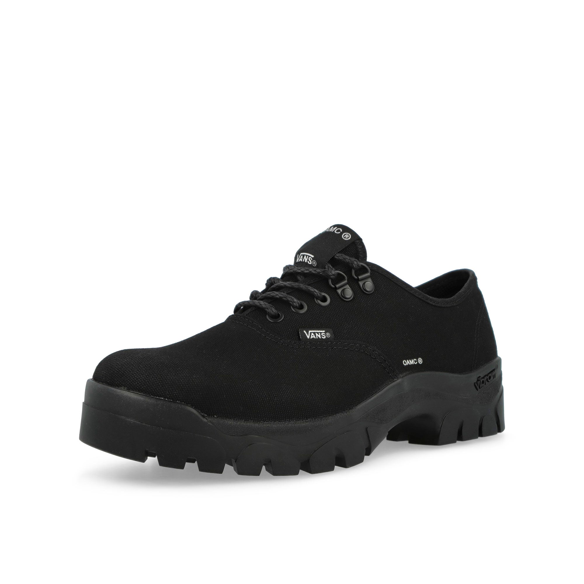 OAMC x Vans OTW Authentic Oxford OAMC Black Low Top Sneakers VN000EGWBLA1 Close-up | Overkill
