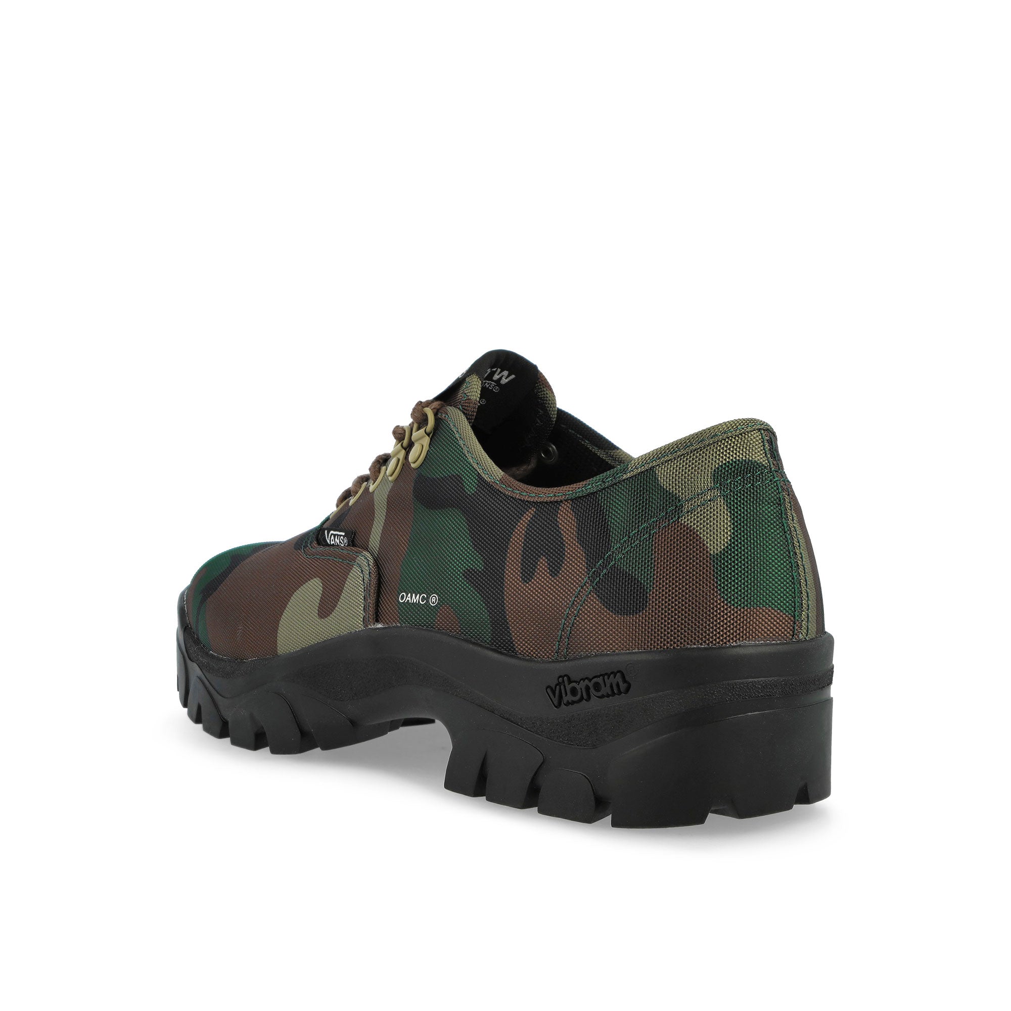 OAMC x Vans OTW Authentic Oxford OAMC Woodland Camo Low Top Sneakers VN000EGWWVD1 Material | Overkill
