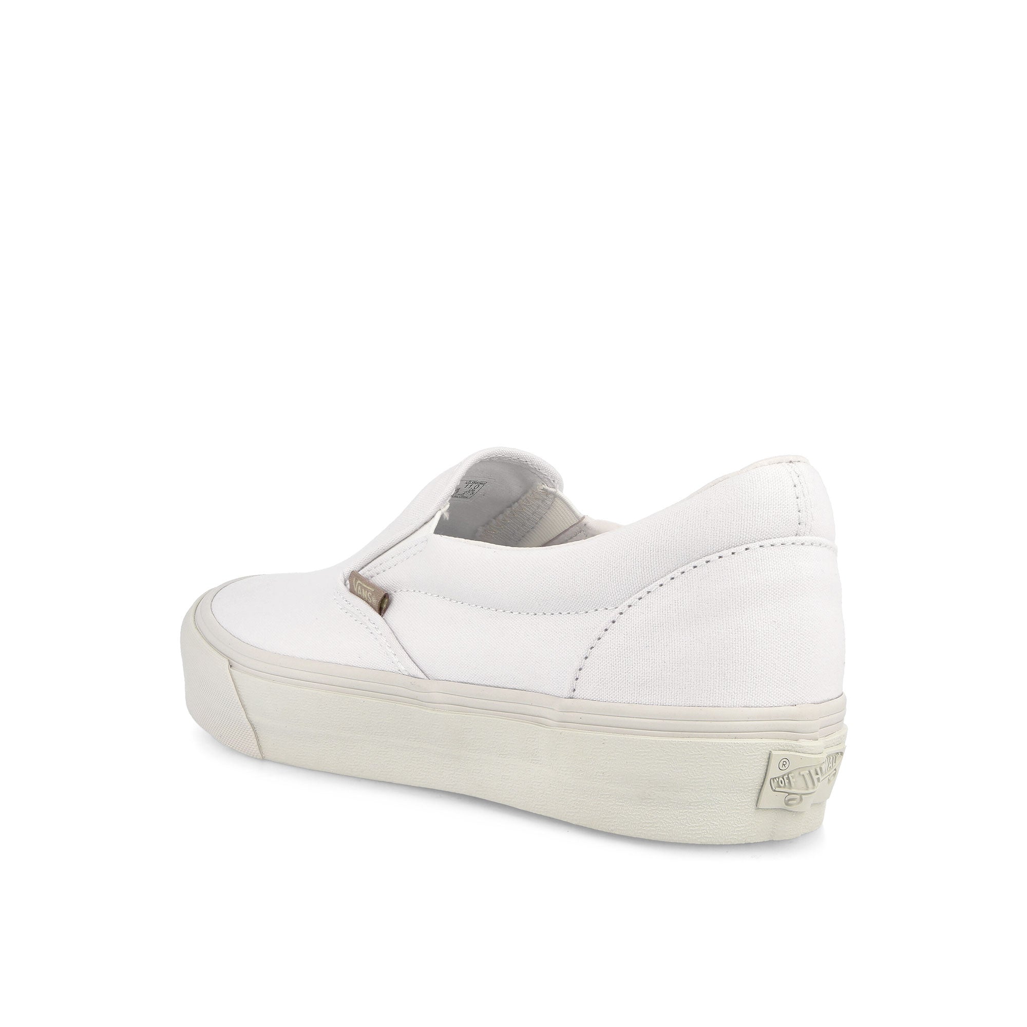 Vans Classic Slip-On True White Low Top Sneakers  Material | Overkill