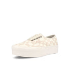 Vans Authentic Stackform White-Pink Low Top Sneakers  Close Up | Overkill