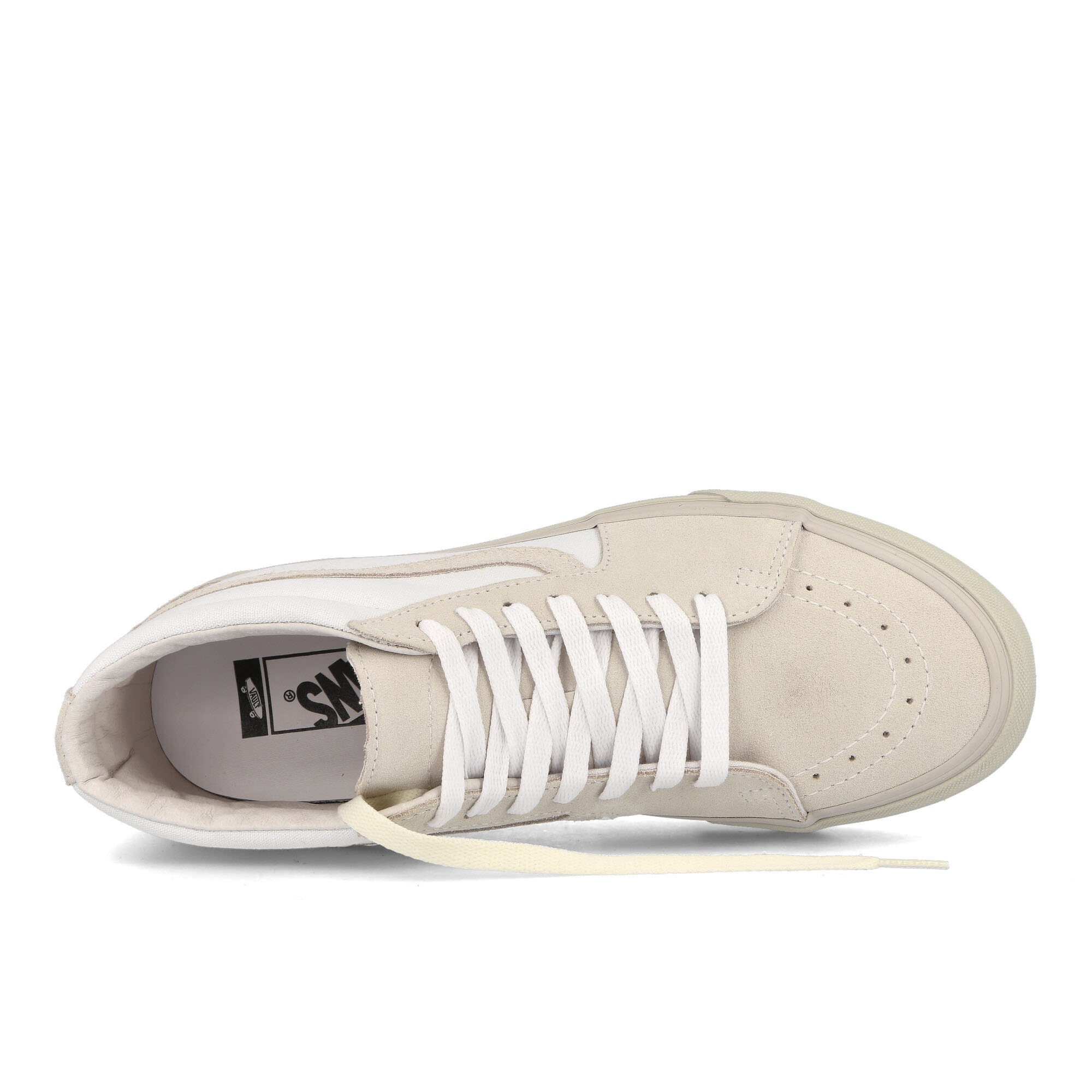 Vans JJJJound x Vans Sk8-Mid Vault LX True White Mid Top Sneakers  Detailfoto | Overkill