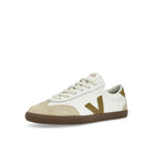 Veja Volley O.T. Leather White / Tent Bark Low Top Sneakers VO2003720A Close-up | Overkill
