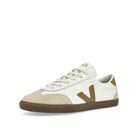 Veja Volley O.T. Leather White / Tent Bark Low Top Sneakers VO2003720B Close-up | Overkill
