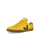 Veja Volley O.T. Leather Sunshine / Eagle Natural Low Top Sneakers VO2021434A Close-up | Overkill
