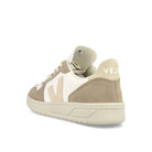 Veja V-10 Chromefree Leather Extra White-Sable Sahara Low Top Sneakers  Material | Overkill