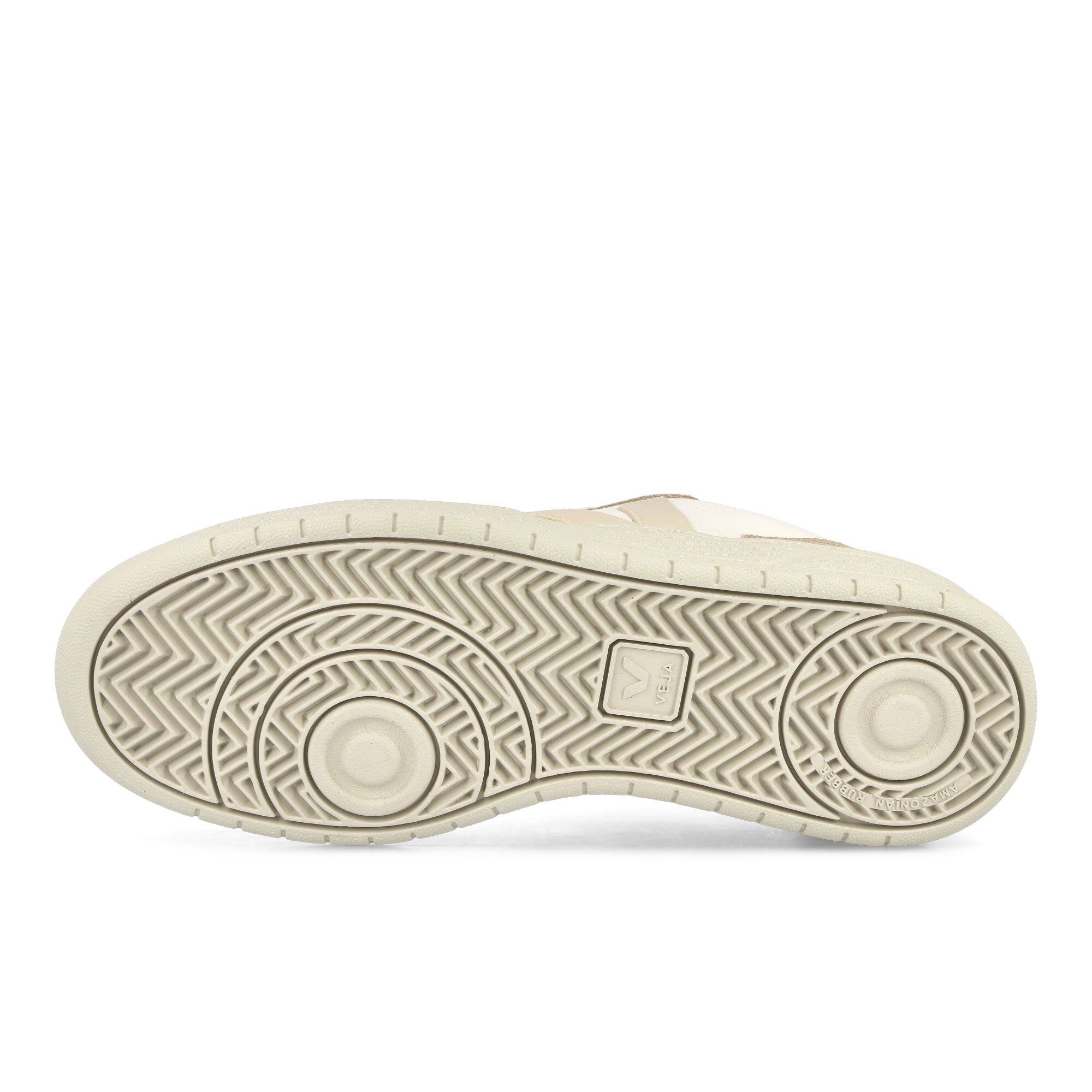 Veja V-10 Chromefree Leather Extra White-Sable Sahara Low Top Sneakers  Detail View 1 | Overkill
