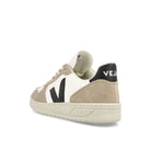 Veja W V-10 Chromefree Leather Extra White-Black Sahara Sneakers  Material | Overkill