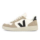 Veja V-10 Chromefree Leather Extra White-Black Sahara Sneakers VX0503138B | Overkill