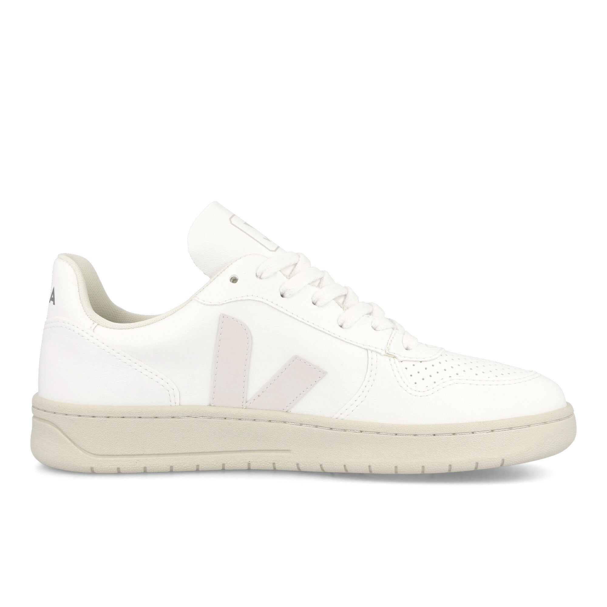 Veja V-10 CWL Full White Low Top Sneakers  Silhouette | Overkill