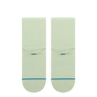 Stance Wmns Fine Rib Quarter Socks Green Socks W316B26FIN-GRN Close-up | Overkill
