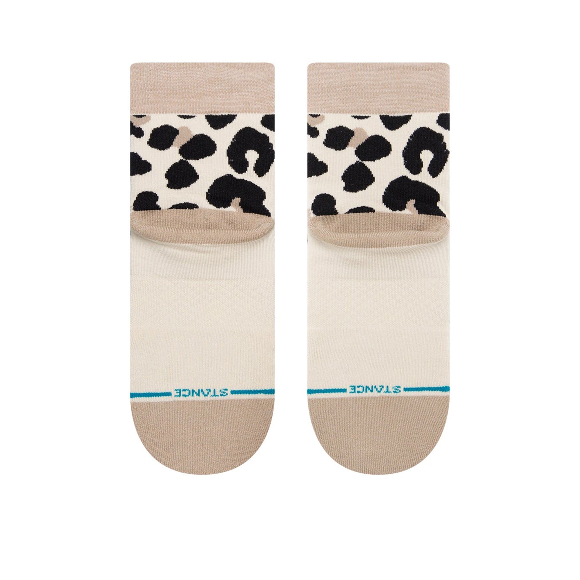 Stance Wmns Spot On QTR Socks Leopard Socks Close-up | Overkill