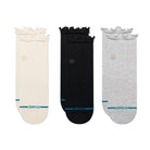 Stance Wmns Ruffle Icon Quarter 3 Pack Socks Multi Socks W345BC26RU-MUL | Overkill
