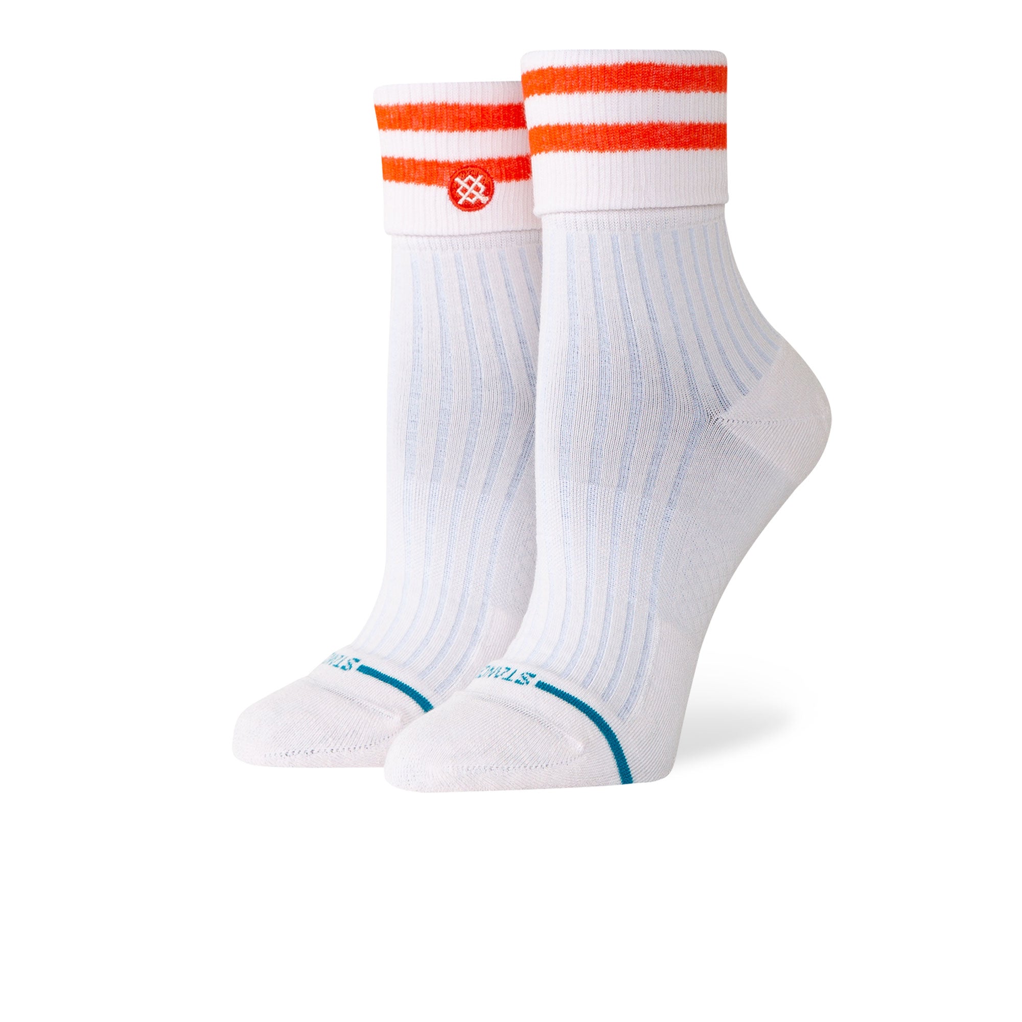 Stance Wmns Roll Cuff Quarter Socks Pink Fade Socks W345C24ROL-PNF | Overkill