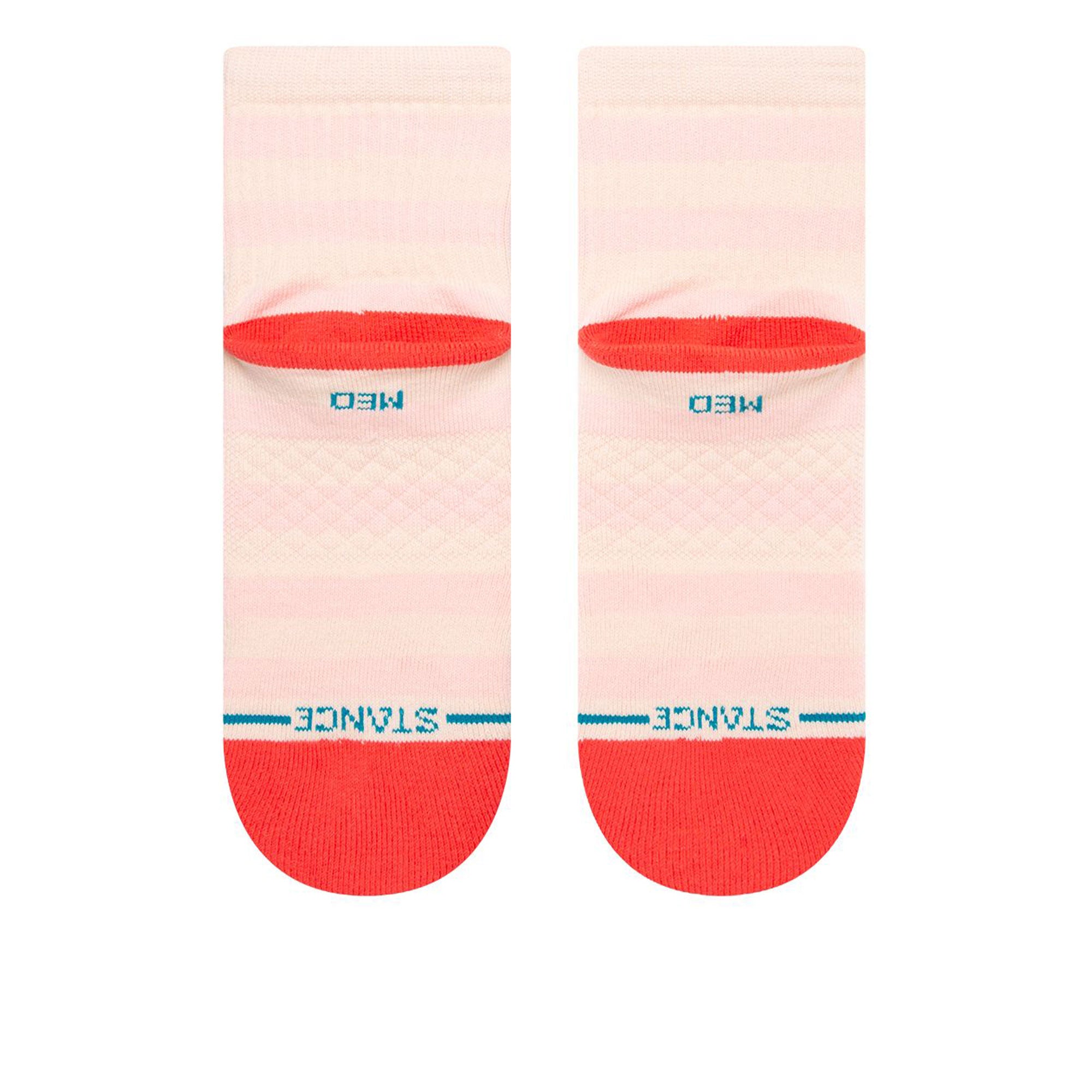 Stance Wmns Anything QTR Socks Peach Socks Close-up | Overkill