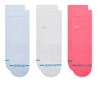 Stance Wmns Icon Quarter 3 Pack Socks Periwinkle Socks W356C25WOM-PER | Overkill
