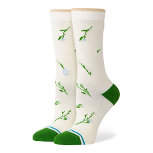 Stance Wmns Wildflower Crew Socks Ivory Socks W545C25WIL-IVO | Overkill
