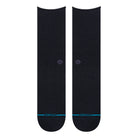 Stance Wmns Rolled Solid Crew Socks Black Socks W546C25ROL-BLK Close-up | Overkill
