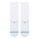 Stance Wmns Rolled Solid Crew Socks White Socks W546C25ROL-WHT Close-up | Overkill
