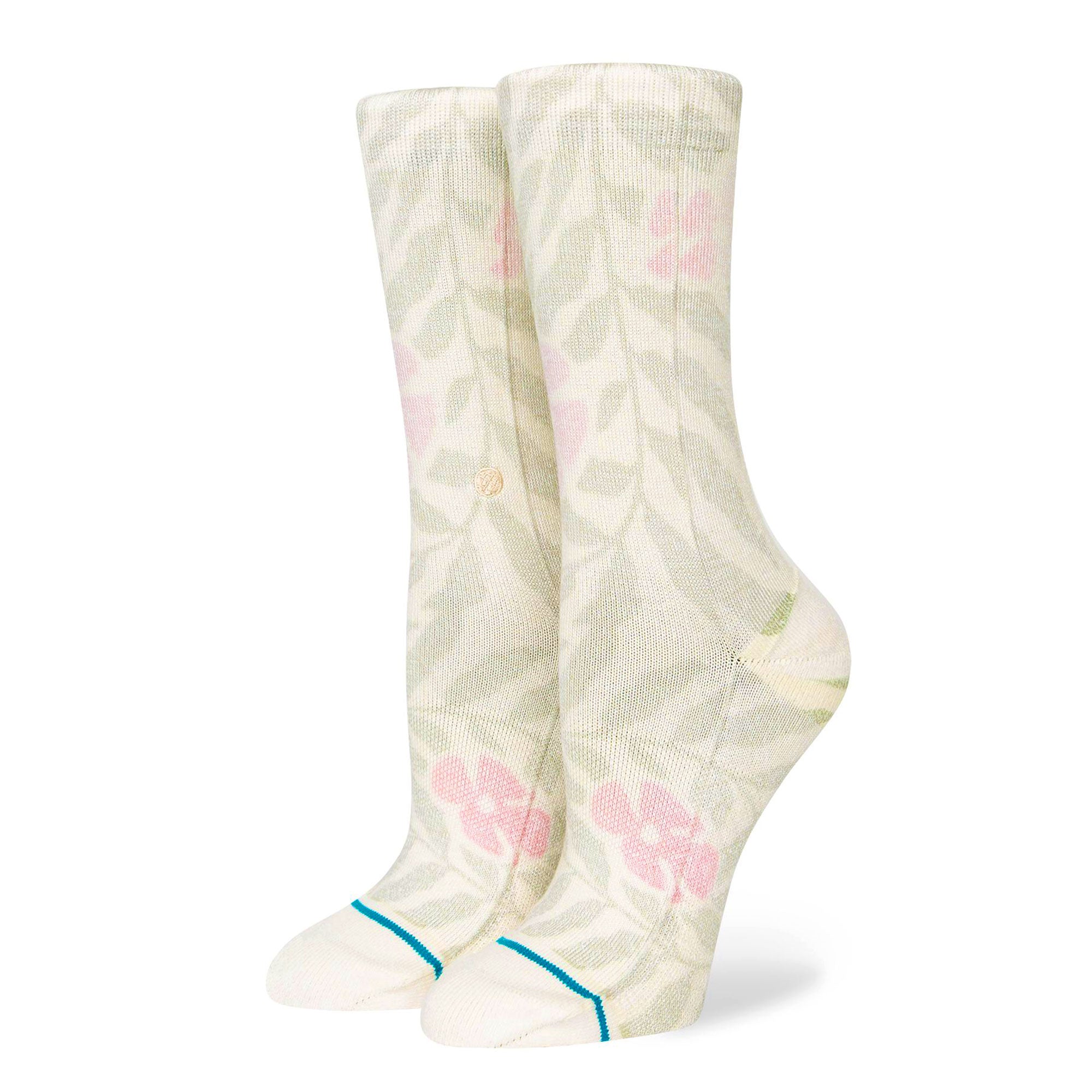 Stance Wmns Wiggles N Squiggles Crew Socks Off White Socks W555B23WIG-OFW | Overkill