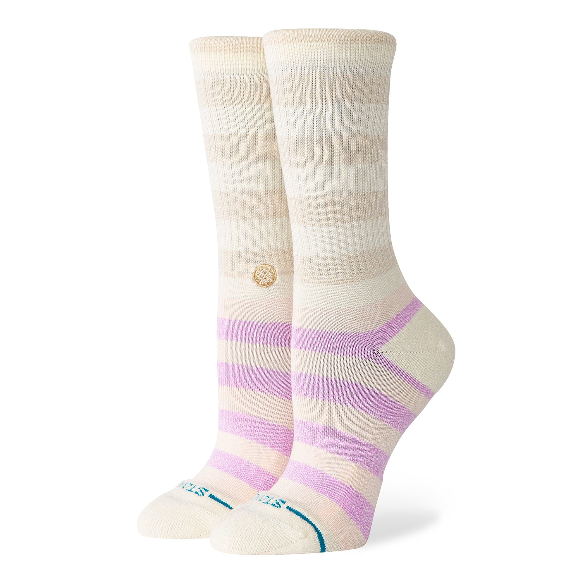Stance Wmns Sherbert Crew Socks Oatmeal Heather Socks W556B24SHE-OTH | Overkill
