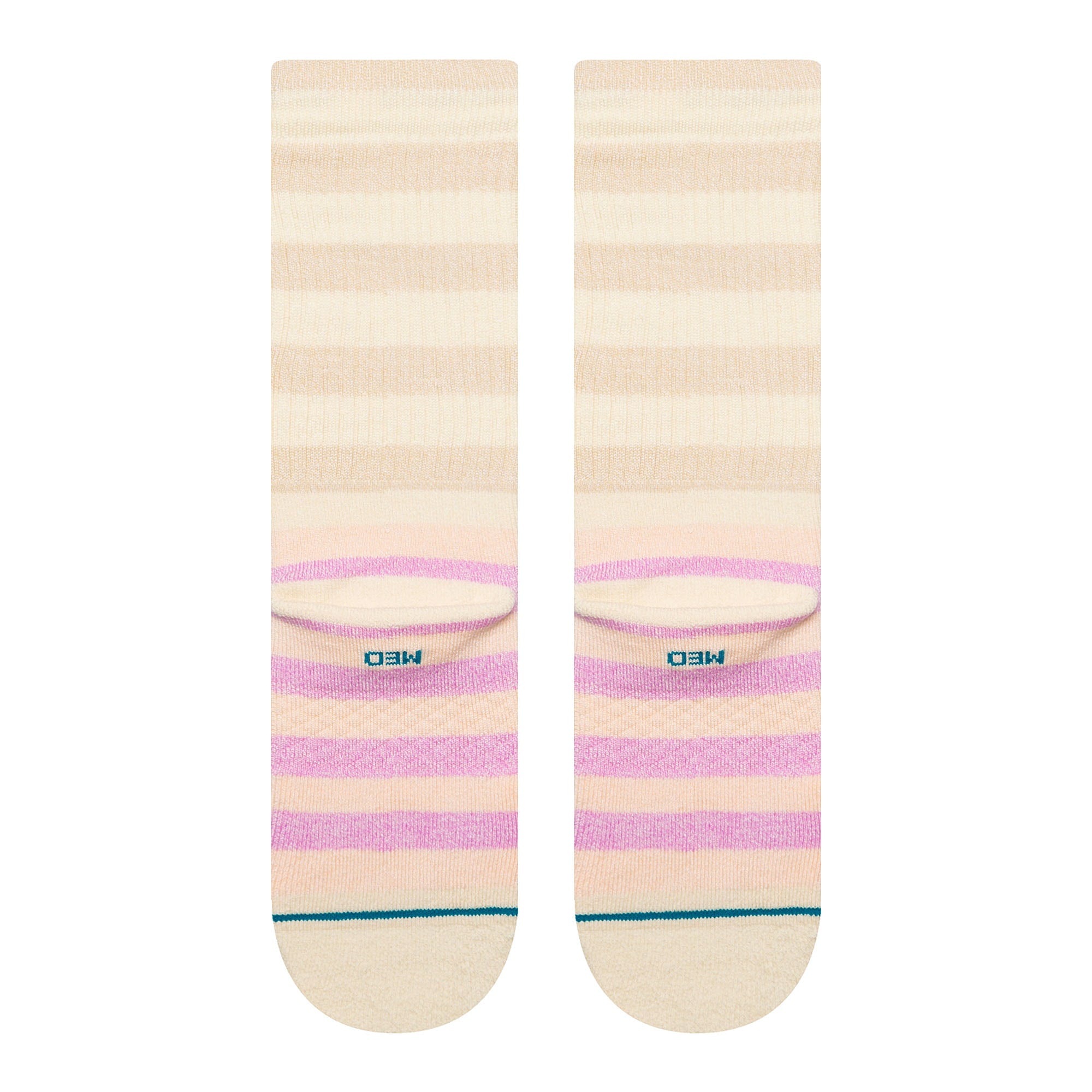 Stance Wmns Sherbert Crew Socks Oatmeal Heather Socks Material | Overkill