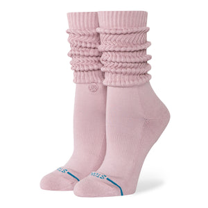 Stance Womens Icon Slouch Crew Socks Lilac Socks W556BD25WO-LIA | Overkill