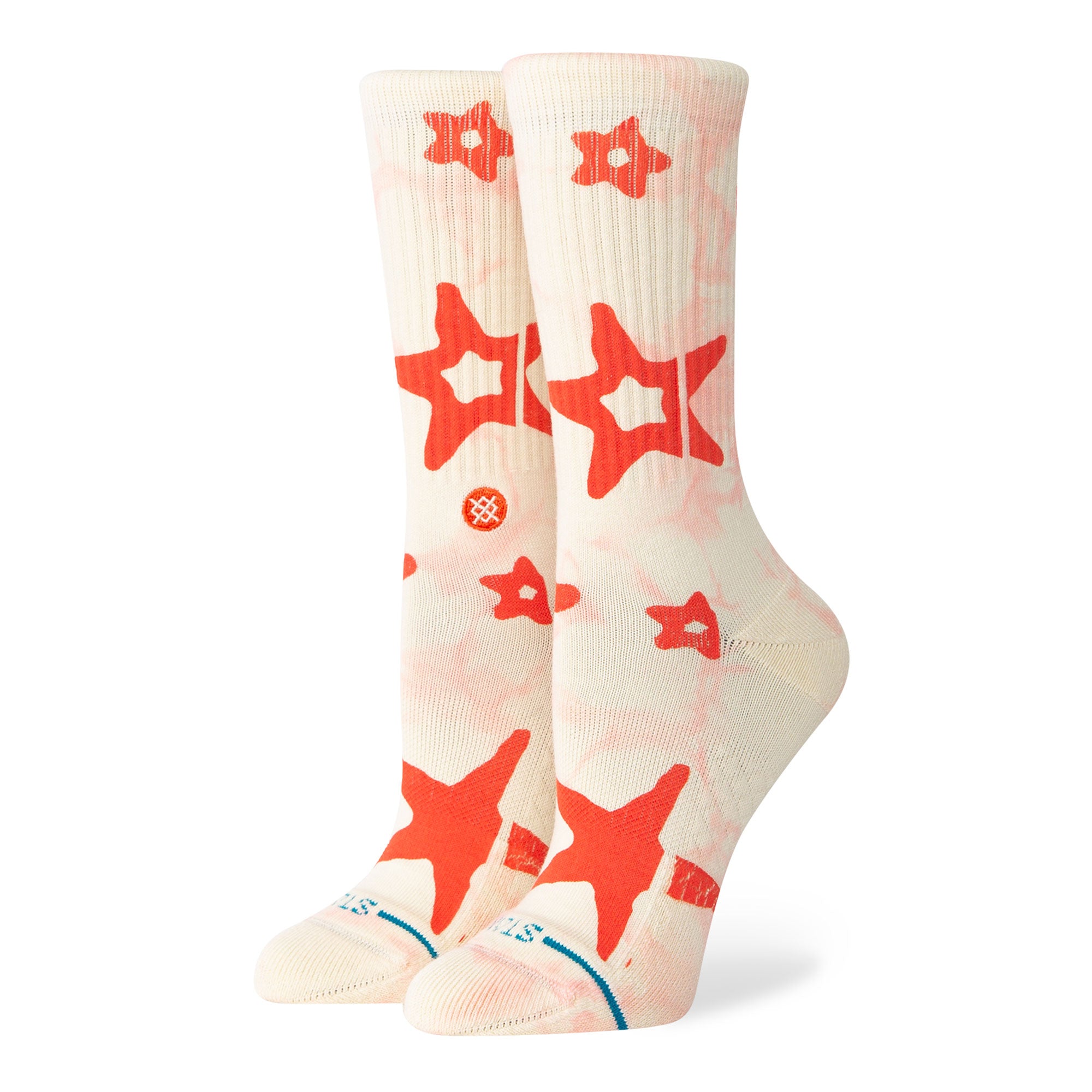 Stance Wmns Starry Eyed Crew Socks Cream Socks W556C24STA-CRM | Overkill