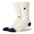Stance Wmns Heart Crew Socks Canvas Socks W556C26HEA-CVS Detail View 1 | Overkill
