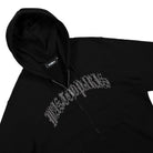 Wasted Paris Chrome Zip-Hoodie Black Hoodies Material | Overkill