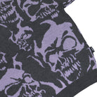 Wasted Paris Skull Sweater Charcoal / Lilac Sweatshirts 175532 Detail View 1 | Overkill
