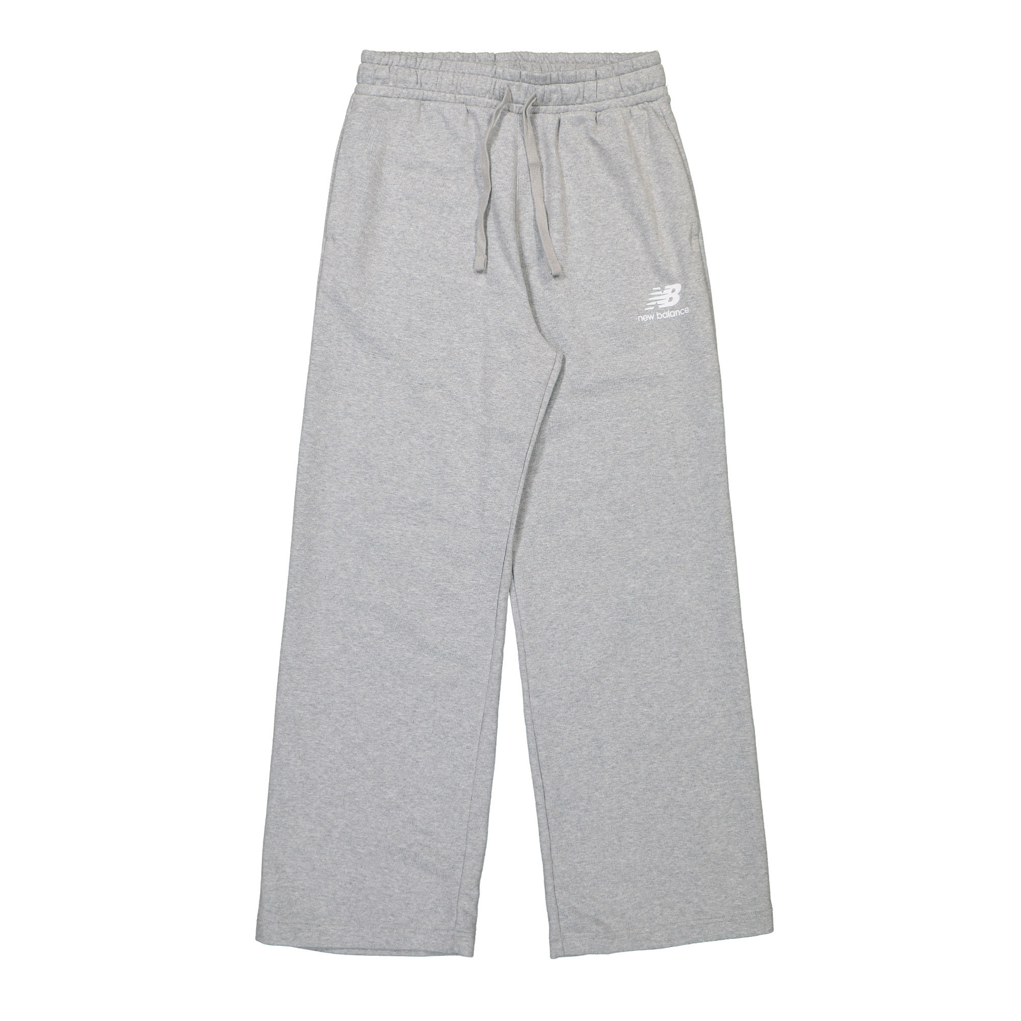 New Balance Essentials Stacked Logo Wide Legged Sweatpant Athletic Grey Sweat & Track Pants WP31516 / AG | Overkill