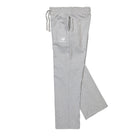 New Balance Essentials Stacked Logo Wide Legged Sweatpant Athletic Grey Sweat & Track Pants Close-up | Overkill