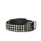Wasted Paris Iron Studs Leather Belt Black Belts WPISLB | Overkill