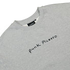 Wasted Paris Punk Picasso Crewneck Ash Grey Sweatshirts Close-up | Overkill