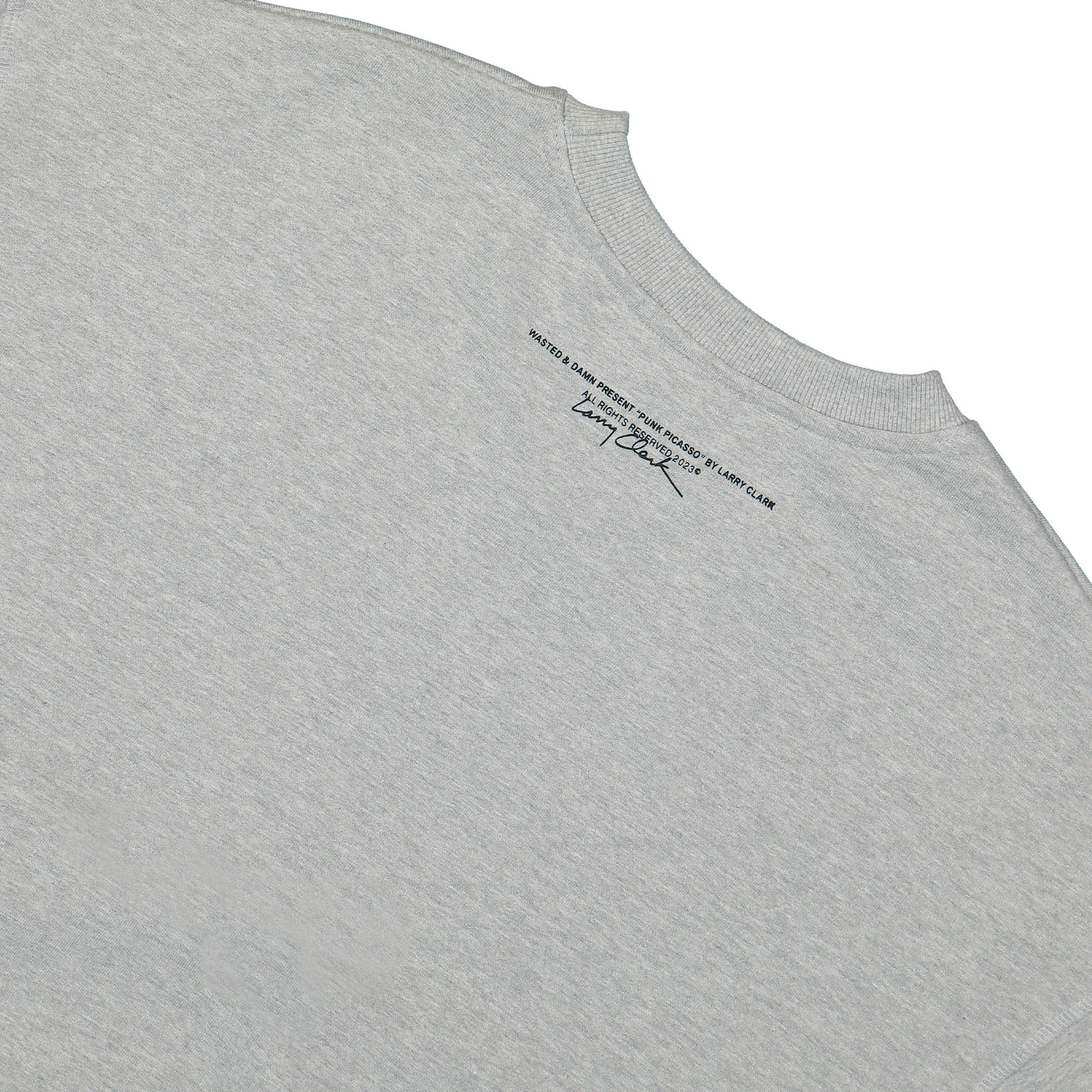 Wasted Paris Punk Picasso Crewneck Ash Grey Sweatshirts Detailfoto | Overkill