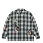 Wasted Paris Plaid Riot Shirt Black White Shirts 165918 / Black White | Overkill