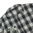 Wasted Paris Plaid Riot Shirt Black White Shirts Close-up | Overkill