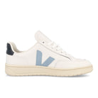 Veja V-12 Leather Extra White-Steel-Nautico Low Top Sneakers  Silhouette | Overkill